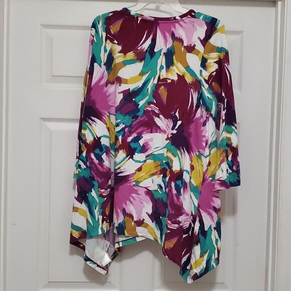 Anne klein woman multi color blouse - Picture 2 of 9